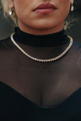 5MM TENNIS CHAIN - GOLD 5MM TENNIS CHAIN - GOLD