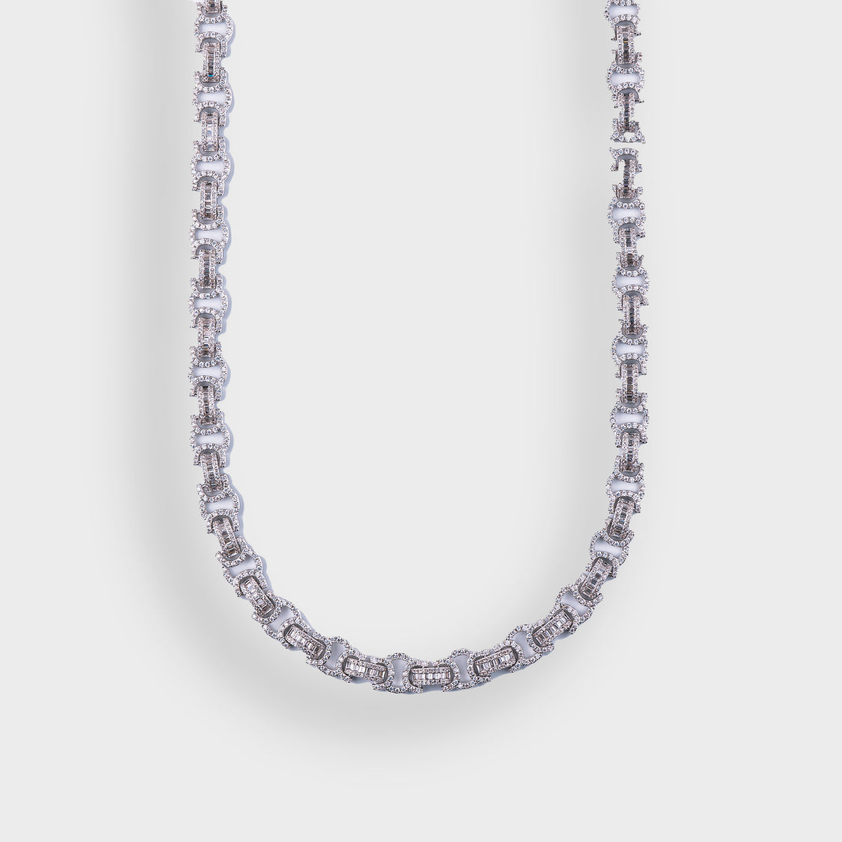 13MM ICED BYZANTINE CHAIN