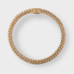 17MM BAGUETTE LINK CUBAN CHAIN - GOLD