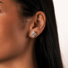 YCIENO MOISSANITE CLOVER STUDS