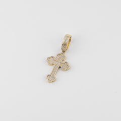 YCIENO ICED CROSS PENDANT - GOLD