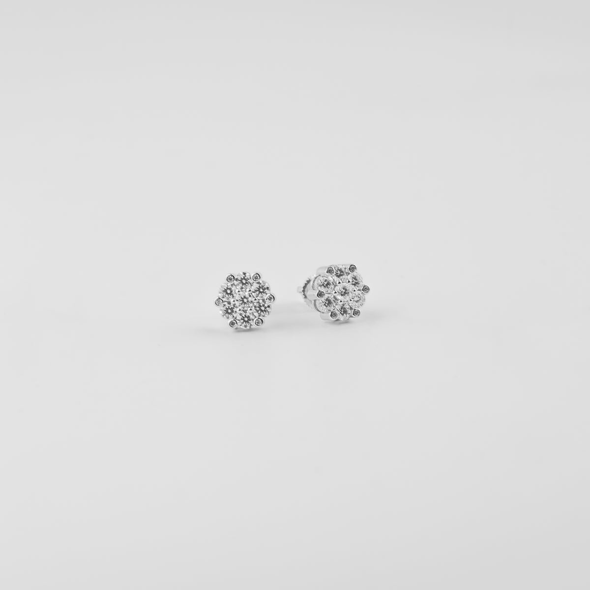 YCIENO MOISSANITE FLORAL STUDS