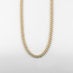 8MM ICED CUBAN LINK CHAIN - GOLD