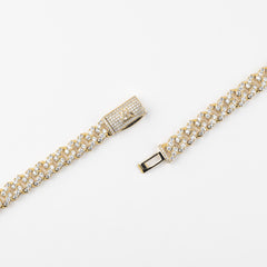8MM ICED CUBAN LINK CHAIN - GOLD