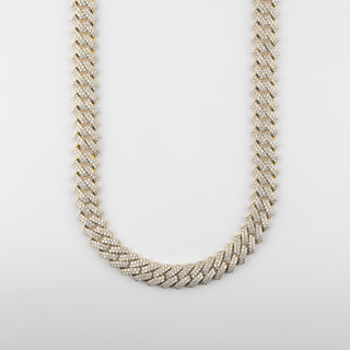 12MM ICED CUBAN LINK CHAIN - GOLD