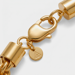 10MM ROPE BRACELET - GOLD