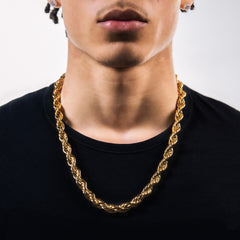 10MM ROPE CHAIN ''CORDELL'' - GOLD