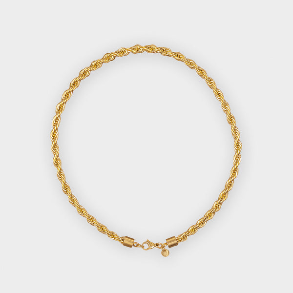 6MM ROPE CHAIN ''CORDELL'' - GOLD
