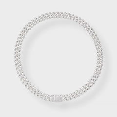 13MM ICED BAGUETTE CUBAN LINK CHAIN