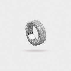 925 DOUBLE ROW RING