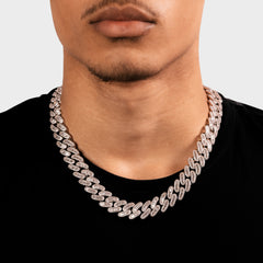 17MM BAGUETTE LINK CUBAN CHAIN