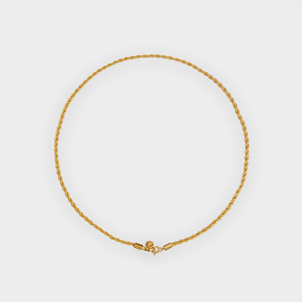 3MM ROPE CHAIN ''CORDELL'' - GOLD