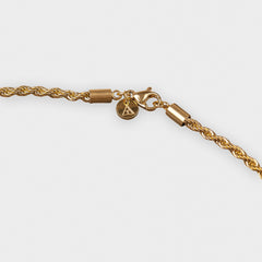 3MM ROPE CHAIN ''CORDELL'' - GOLD