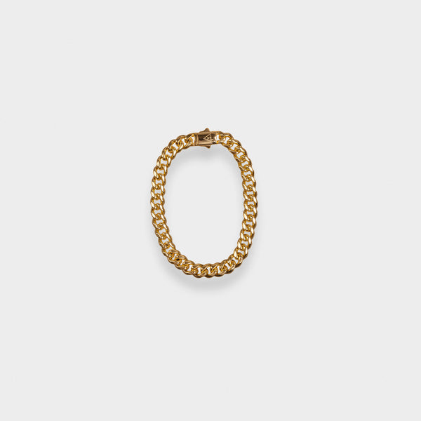 12MM CUBAN LINK BRACELET - GOLD