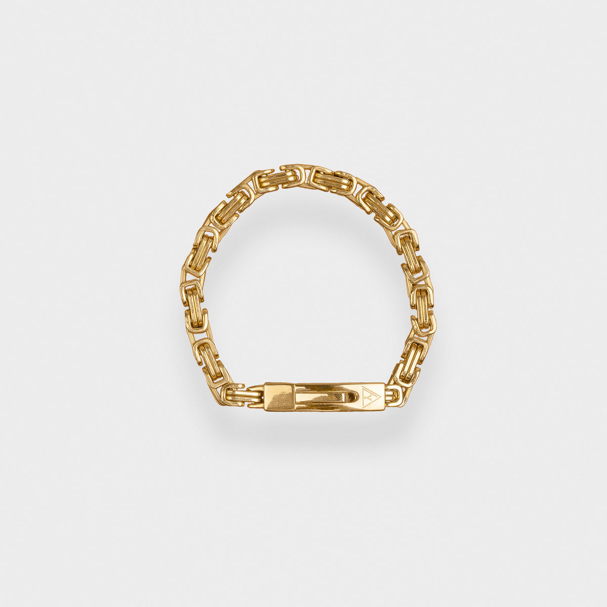 6MM BYZANTINE BRACELET - GOLD