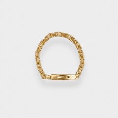 6MM BYZANTINE BRACELET - GOLD