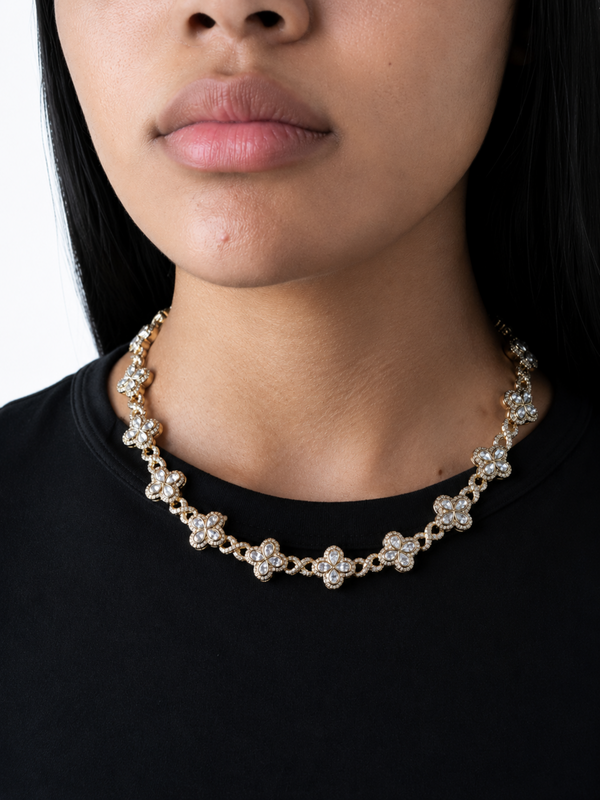 YCIENO 14MM CLOVER ROYALE CHAIN - GOLD