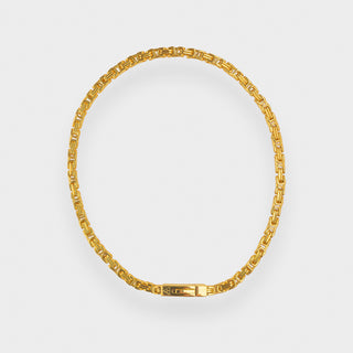 6MM BYZANTINE CHAIN - GOLD