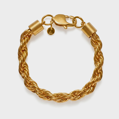 8MM ROPE BRACELET - GOLD