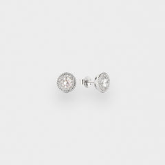 925 SPINNER STUD EARRINGS