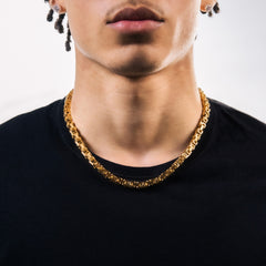 6MM BYZANTINE CHAIN - GOLD