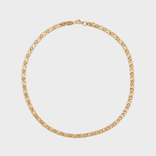 6MM FLAT BYZANTINE CHAIN - GOLD