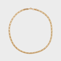 6MM FLAT BYZANTINE CHAIN - GOLD