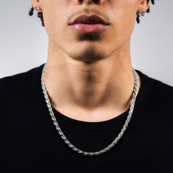 925 ROPE CHAIN ''CORDELL'' - 6MM