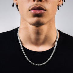 925 ROPE CHAIN ''CORDELL'' - 6MM