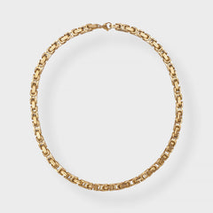8MM BYZANTINE CHAIN - GOLD