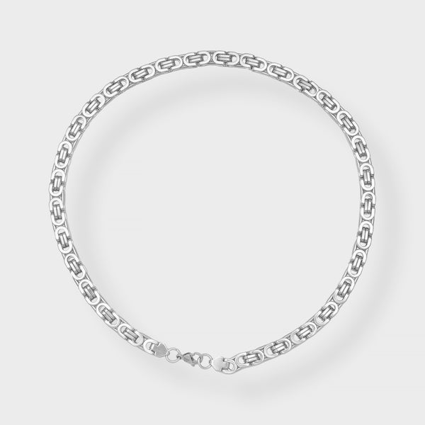8MM FLAT BYZANTINE CHAIN