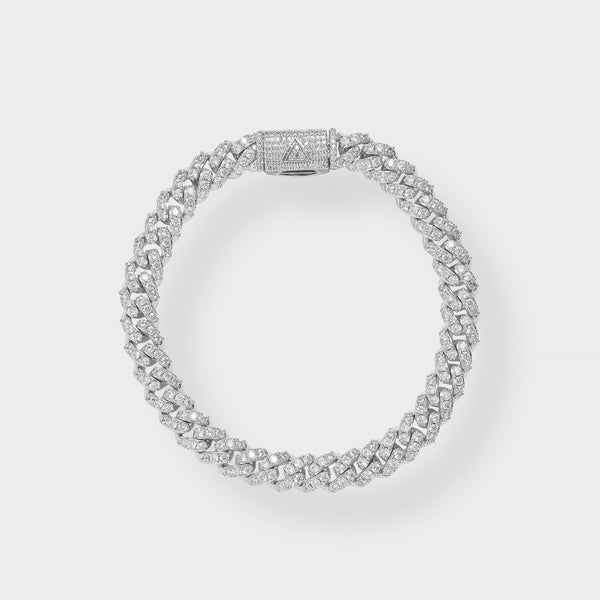 8MM ICED CUBAN LINK BRACELET