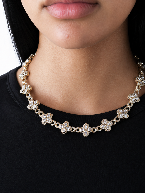 YCIENO 14MM CLOVER ROYALE CHAIN - GOLD