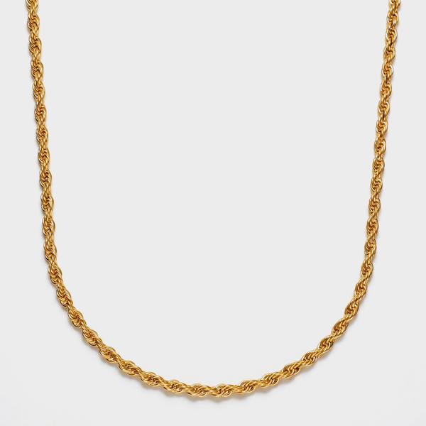 6MM ROPE CHAIN ''CORDELL'' - GOLD