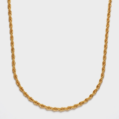 6MM ROPE CHAIN ''CORDELL'' - GOLD
