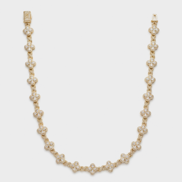 YCIENO 14MM CLOVER ROYALE CHAIN - GOLD