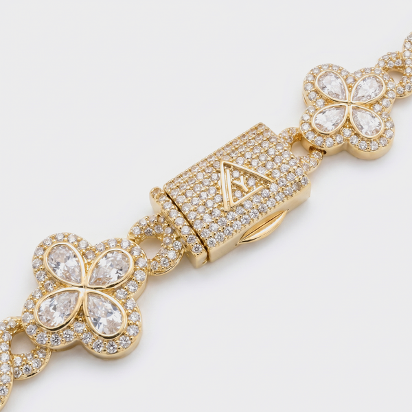 YCIENO 14MM CLOVER ROYALE CHAIN - GOLD