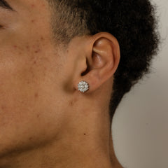 YCIENO MOISSANITE FLORAL STUDS