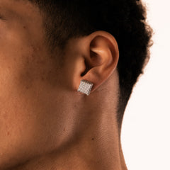 YCIENO ICED SQUARE STUDS - 925