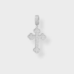925 ICED CROSS PENDANT