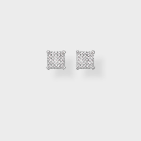 YCIENO ICED SQUARE STUDS - 925