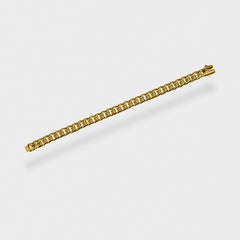 8MM CUBAN LINK BRACELET - GOLD