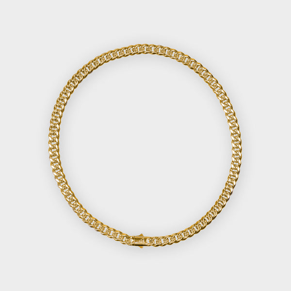 8MM CUBAN LINK CHAIN - GOLD
