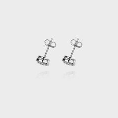 925 ROUND STUD EARRINGS