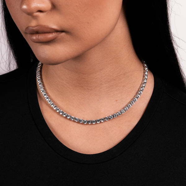 5MM TENNIS CHAIN - 925 SILVER